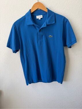 Polo Blue Lacoste Men's Classic Fit Original Size M
